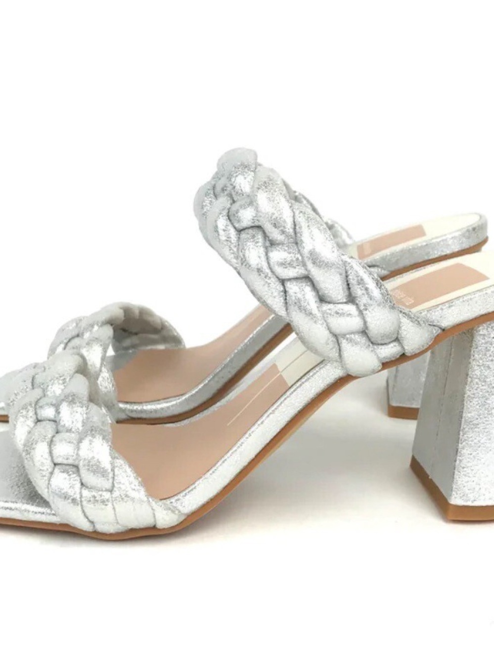 Dolce Vita paily silver heels - Picture 2 of 3